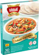 VIMAL Ready to Eat Mixed Vegetables Instant Mix with No Added Preservative and Colours - 300g