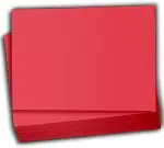 PERDAY A4 Color Paper (Pack of 20 Sheets) 120 GSM (Red)