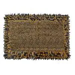Elegant Weavers Bathroom Mat | Mat Bathroom Anti Slip | Microfiber | (40x60 Cm), Golden, Pack of 1