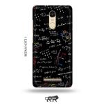Tweakymod Printed Maths Nerdy Back Cover For Redmi Note 3