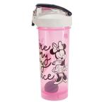 Gluman Disney Minnie Cartoon Character Printed Shaker Bottle for Girls| 850 Ml