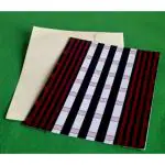 ILANDLO SERVICES PRIVATE LIMITED_Soyachunks Sumi Naga Shawl Red And White Greeting Cards