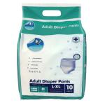 Glider Adult Diaper Pull Ups LARGE-XL - Pant Style (35-47 inch, 90-120 cm) 10 Pcs