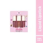 MyGlamm Makeup Homegirls Liquid Lipstick kit-Cheerleader, Ride or Die, BFF 4L-1.5g x 3gm