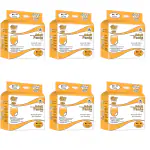 BON BON Premium Medium Adult Diapers Pant Style (M- 20-47 INCH) Pull Up Diapers M 60 PCS With Soft Ultra Leak Guard and Anti-Bacterial Absorbent Core (M Pack of 6)