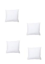 DZY Cushion 16x16 Set of 4Pcs Home Quality Diwan Set || Cushion for Sofa|| Microfiber White Cushion Pillow 16x16 Set of 4