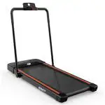 Durafit Agile 2.5 HP Peak DC Motorized Treadmill Home workout Max Speed 8 Km/Hr | Max User Weight 100 Kg | No installation required | LED Display