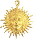 Real Craft Gold Brass Lord Sun Religious Idol