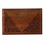 Naayaab Craft Handmade Wooden Jewellery Box for Women | Wood Jewel Organizer Storage Box | Gift Box for Women Necklace Earring Set Bangles Churi Holder -Set of 3 (Small/Medium/Large)