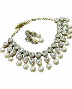 Jn Handicraft Alloy White Jewel Set For Women
