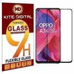 Kite Digital Oppo A54 (5G) / Oppo A74 (5G) (Black) Tempered Glass Screen Protector with Edge to Edge Coverage and Easy Installation Kit (Pack of 2)