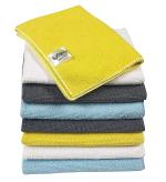 Softspun Multicolor Microfiber Cloth (Pack of 8)
