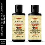 Premium Khadi Shikakai Honey Hair Shampoo/Cleanser Sls And Paraben Free for Men and Women 210 ml (Pack of 2)