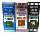 Indra Sugandh Bhandar Cooler Perfumes Khus Gulab Mogra With Free Dropper, 22 Ml Each (Set Of 3)