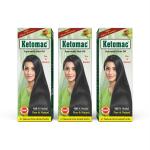 Ketomac Herbal And Natural Ayurvedic Hair Oil 130 ml (Pack Of 3)