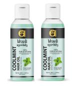 Ayurdaily Khadi Cool Mint Hair oil 100% pure & Natural - for All Hair Types Hair Oil 200ML
