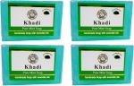 Khadi Herbal Pure Mint Soap, 125 Gram Each (Pack Of 4)