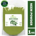 Homeda Organic Neem Powder (1000g) for Face, Eating, Hair, Drinking (Neem Patta Leaf Leaves)