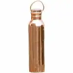 Ancient Impex Pure Copper Water Bottle with Handle 1 Liter