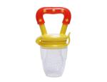 Manan Shopee Kids Yellow Silicone Baby Food Fruit Teething Feeder