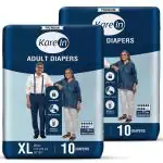 KareIn Premium Adult Diapers, Extra Large, Waist Size 127-165 Cm (50