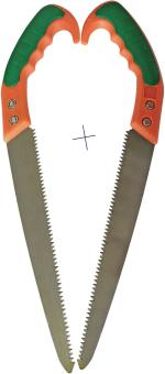 Inditrust Heavy duty 2pc Prune Saw Chromium Steel Hand saw for wood , Plastic cutter Hand Tool Kit