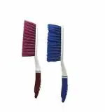 Harsh Pet Durable and Long Lasting Carpet Cleaning Brush 35 x 7 x 7 cm (pack of 2) (Red and Blue)