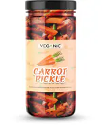 Veganic Carrot Pickle | Handmade Gajar Ka Achar | Ready to eat Premium Carrot Pickel 900g