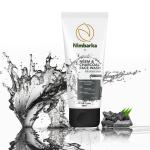 Nimbarka Neem & Activated Charcoal Facewash Deep Cleansing & Oil Control,Neem-Antibacterial, Fights Skin Problems,Apricoat Beads-Exfoliates Dead Skin | 50 ML (Pack of 3)