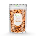 Go grass California Premium Almonds ( Badam ) 50 gm , High in Fiber & Boost Immunity | Real Nuts | Whole Natural Badam