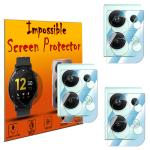 FCS 9H Flexible Camera Lens Protector for Oppo reno 9 pro plus| Camera - Pack of 3