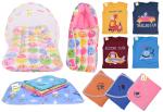 Kwitchy New Born Baby Gift Combo Bedding & Clothing Set Daily Essential Items (0-6 Months)