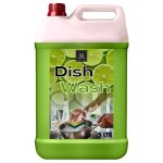 BLISS & BLUSH Dishwash Liquid 5 Liter Green Active Power Molecules Leaves No Residue, Grease Cleaner For All Utensils