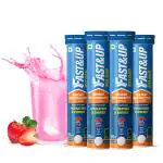 Fast&Up Reload (20 Litres) Low Sugar energy drink - 80 Effervescent Tablets - Berry flavour