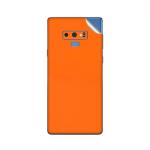 GADGETSWRAP Premium Material Skin Vinyl Decal Sticker Compatible With Samsung Galaxy Note 9- Orange Glossy
