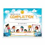 Creatie Certificate of Completion Award, Bright & Colorful, Certificate for Kids and Students to Encourage Their Achievement, 5 Pcs in a Set