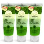 Nimbarka Neem Deep Purifying Face Wash Removes Impurities, Dead Skin, Excess Oil, acne-prone & oily skin | 50 ML Each | Pack Of 3