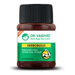 DR. VAIDYA'S new age ayurveda Herbobuild 50 Capsules Each Mass Gainer,Body Building Capsule