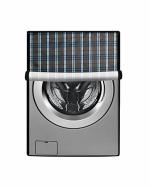 The Furnishing Tree Washing Machine Cover Check Black Compatible for Bosch 6 Kg Fully-Automatic Front Loading WLJ2046WIN