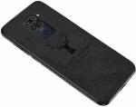 Mbcase Redmi Note 9, Xiaomi Redmi Note 9 Black Cloth, Silicon Back Cover