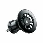Portronics Mogun 2 Magnetic Universal Mobile Holder with 360 Degree Rotational, Navigational Friendly, Powerful Magnet Compatible with All Cars(Black)