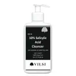 VILSI 10% salicylic acid cleanser face serum for dry skin 100% soap free serum ( 250 ml)