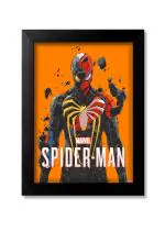 Blue Nexus Spiderman Venom Digital Art Wall Poster with Wall Frame Room Art Painting Collection A4 size 10x13