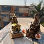 DARIDRA BHANJAN -Ram Mandir/Kedarnath Mandir Combo set, Ayodhya Mandir/Shiva Idol (Kedarnath Mandir), Shri Ram Ayodhya Temple/Shri Kedarnath Dham Mandir.