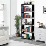 Dozzer Collapsible Bookshelf Stand Portable Books case Multi Organiser Shelves Portable Bookcase