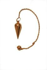 Jet International Copper Cone Chamber Pendulum Dowsing Healing Pendulum