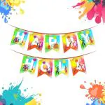 1iAM Happy Holi Decoration Items | 1pc 13.6X10.3cm 