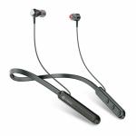 Toreto Alpha Neo Wireless Earphone Bluetooth Neckband with ENC Mic, Anti Lost, Dual Device Pairing, 30Hr Playtime, Type C Fast Charging, Voice Assistant, & in-line Controls (Black)