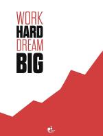 THINKPOT Work Hard. Dream Big Multicolour Rectangular Paper Poster - 18 X 24 inch