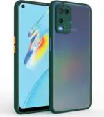 AmericHome Oppo A54, Model CPH2239 Dark Green Plastic, Rubber, Polycarbonate Shock Proof Mobile Back Cover